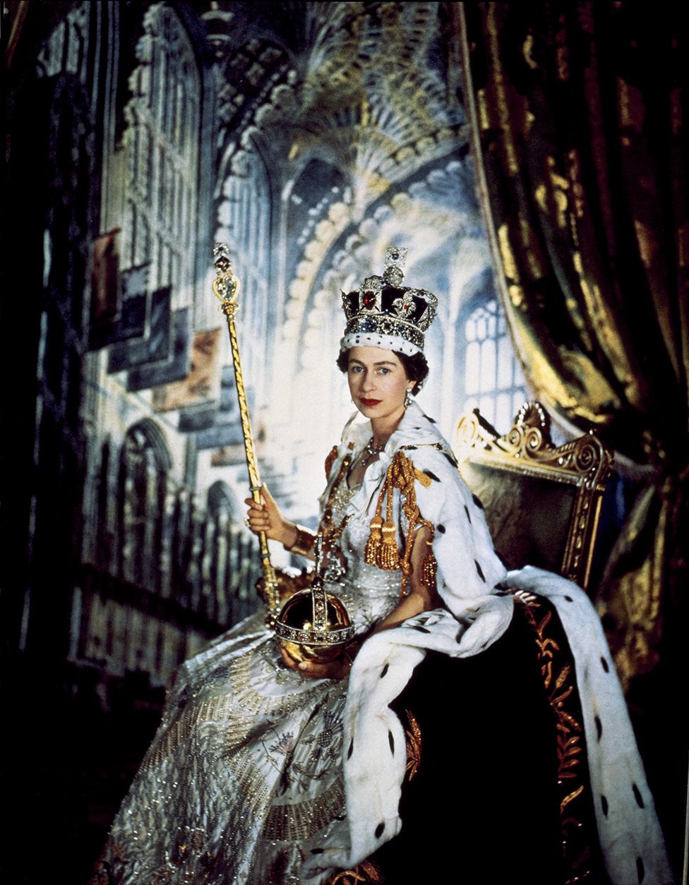 Portrait of Queen Elizabeth II on Coronation Day, 1953, by Sir Cecil Beaton