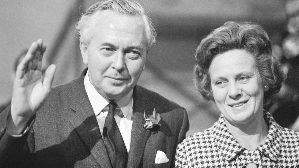 Lord and Lady Wilson pictured in 1965