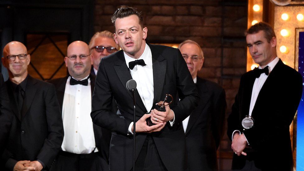Simon Stephens at the 2015 Tony Awards