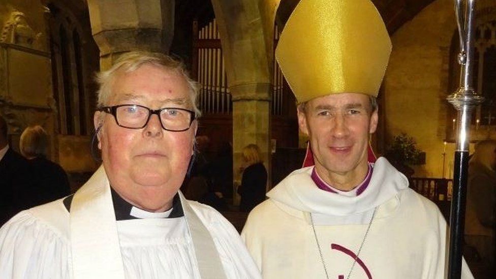 Rev Peter Skellern and Tim Thornton, Bishop of Truro