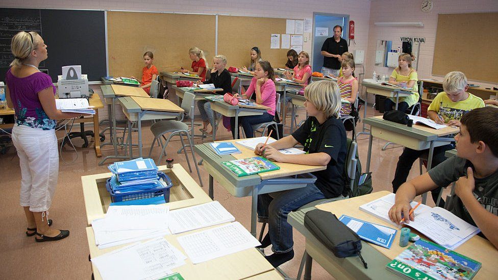 Clase en Finlandia