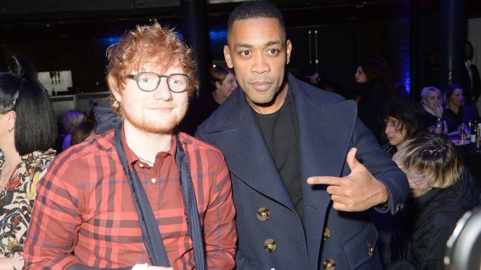 A photo of Ed Sheeran and Wiley
