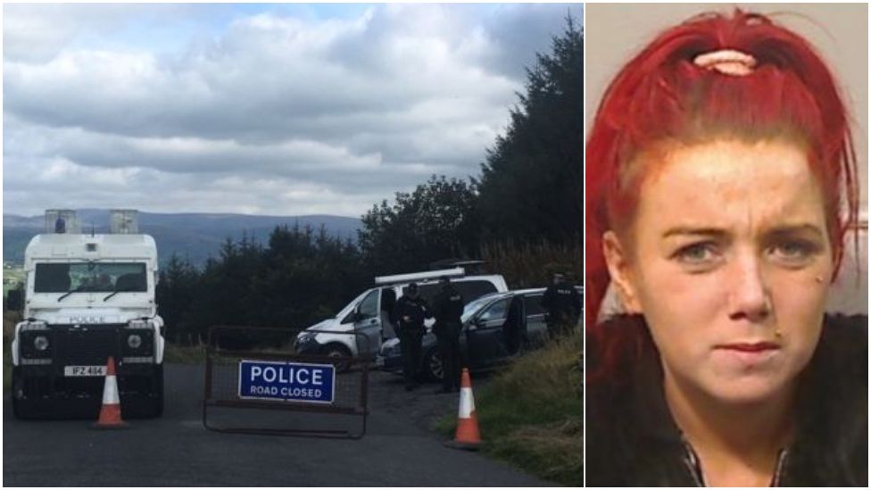 Police are searching for the remains of Saoirse Smyth (right)