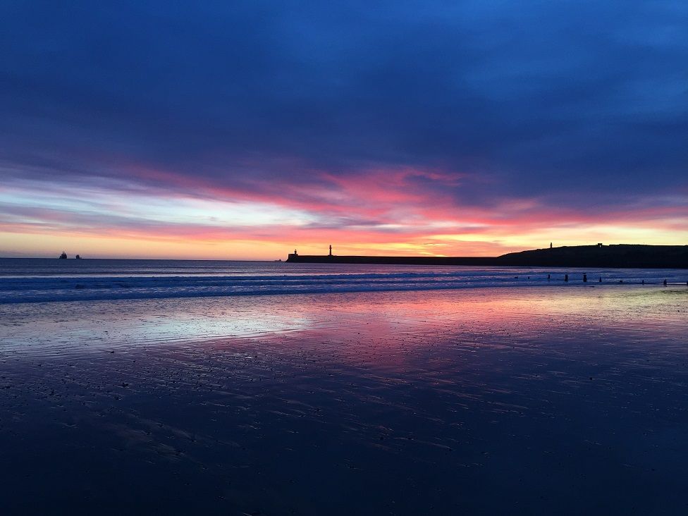 Sunrise at Aberdeen beach