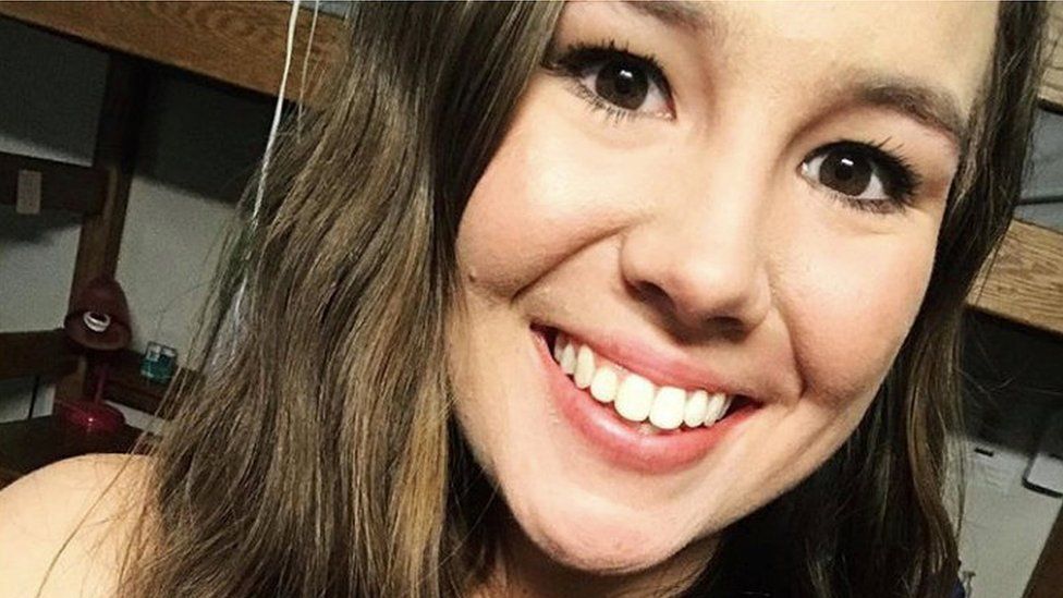 Mollie Tibbetts, an Iowa college student who went missing, appears in an undated photograph