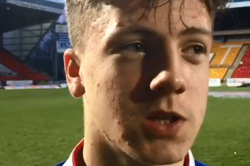 Inverness schoolboy footballer has 'best weekend' - BBC News