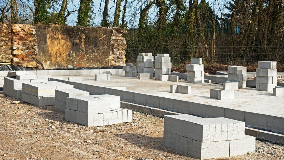 Foundations for self-build house