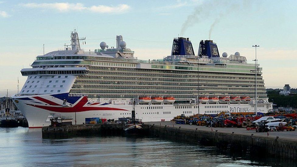 MV Britannia in Southampton