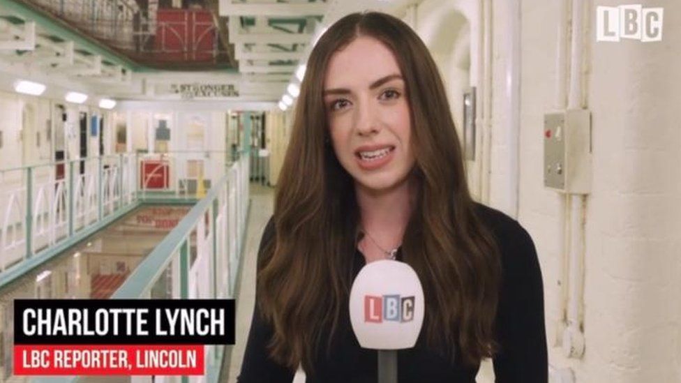 Charlotte Lynch previously reporting from a prison