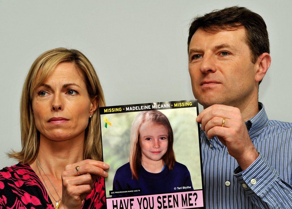Kate and Gerry McCann daughter appeal