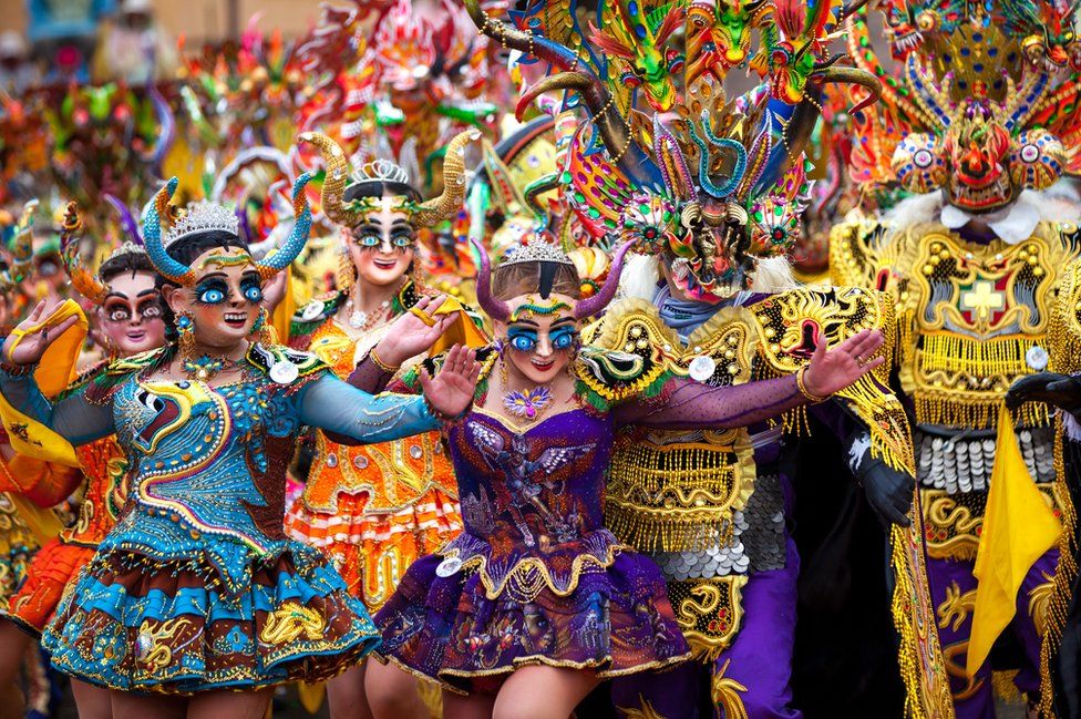In pictures Bolivia's colourful Oruro carnival BBC News