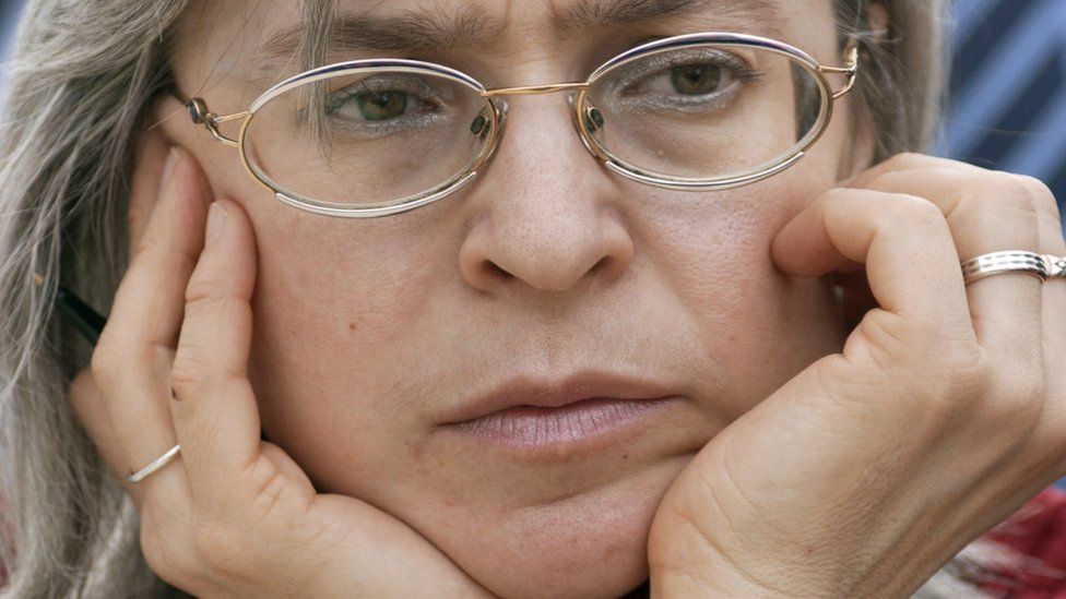 File picture taken 17 March 2005 of Russian human rights advocate, journalist and author Anna Politkovskaya