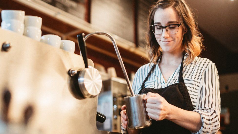 Female barista