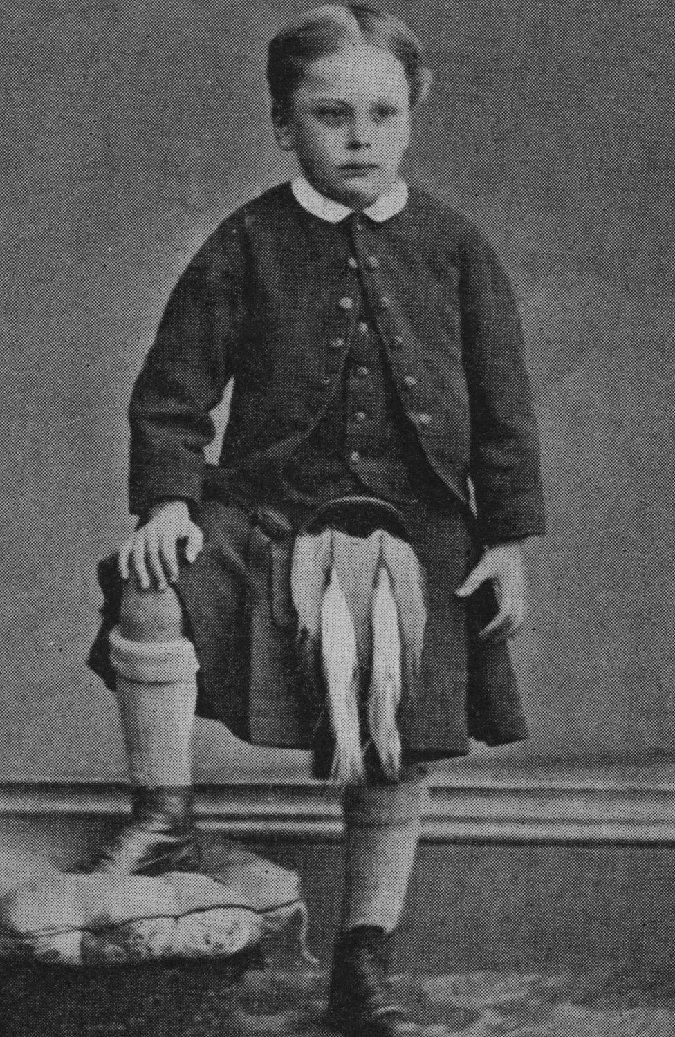 A childhood portrait of Douglas Haig in Edinburgh from about 1870