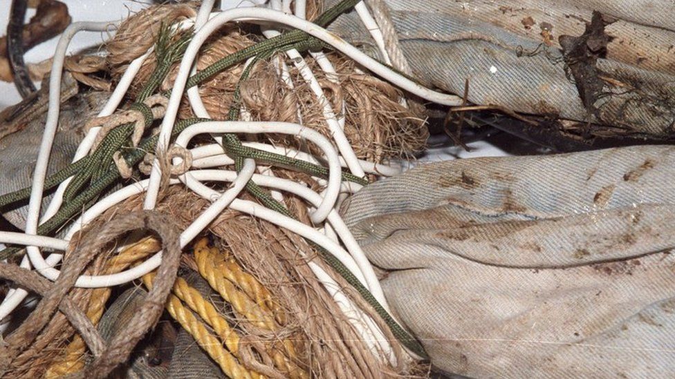 6 different types of rope had been used