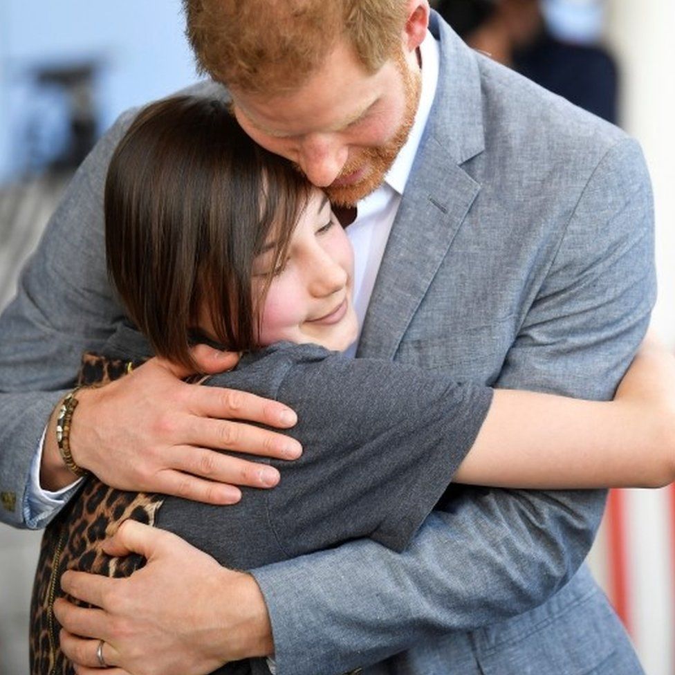 Prince Harry embraces Daisy