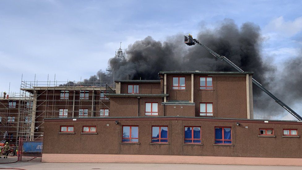 Aberdeen school hit by 'traumatic' blaze to reopen on Wednesday - BBC News