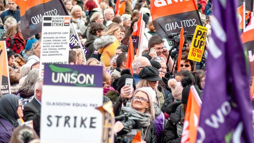 Seize the ships!': protesters demand public ownership of P&O