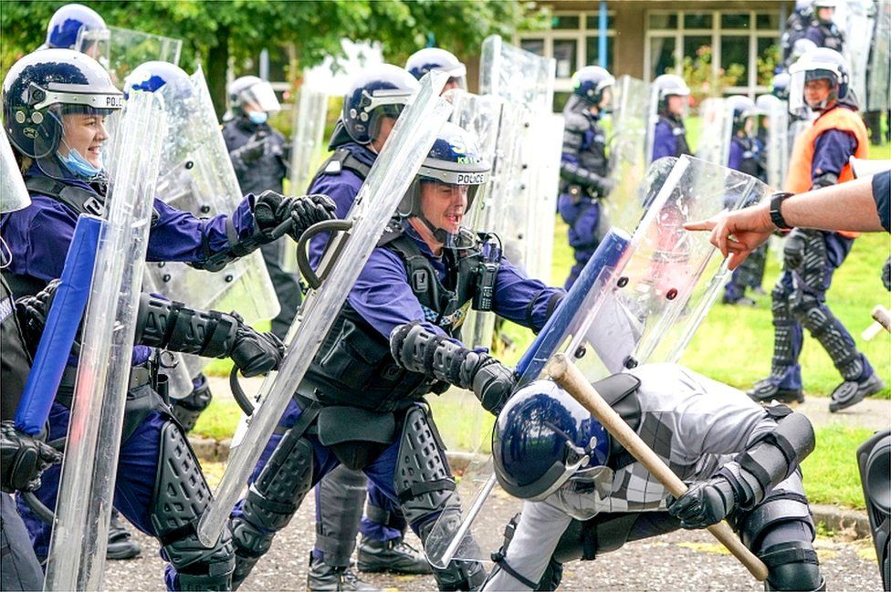 COP26 police training