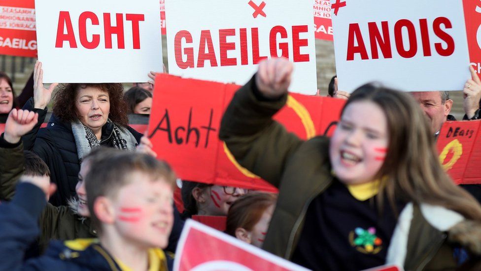 Irish language act campaigners