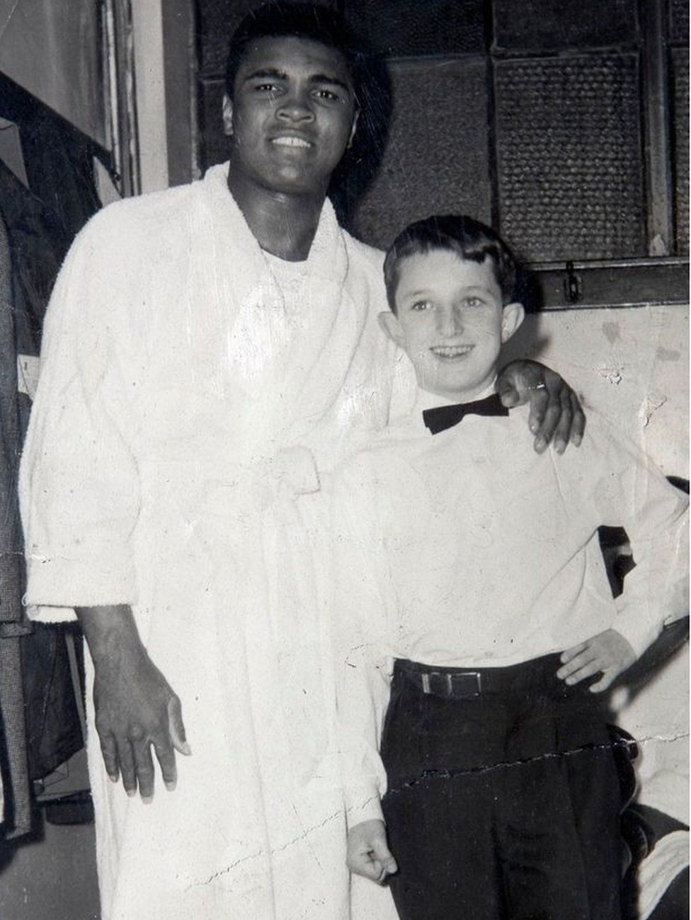 Muhammad Ali and Tommy Gilmour in 1965
