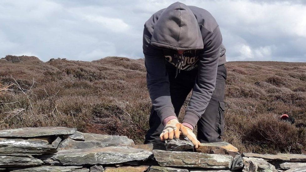 Dry stone walling