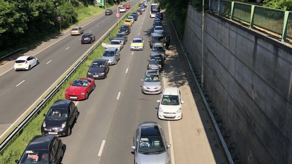 Cardiff s A48 Western Avenue reopens after crash BBC News