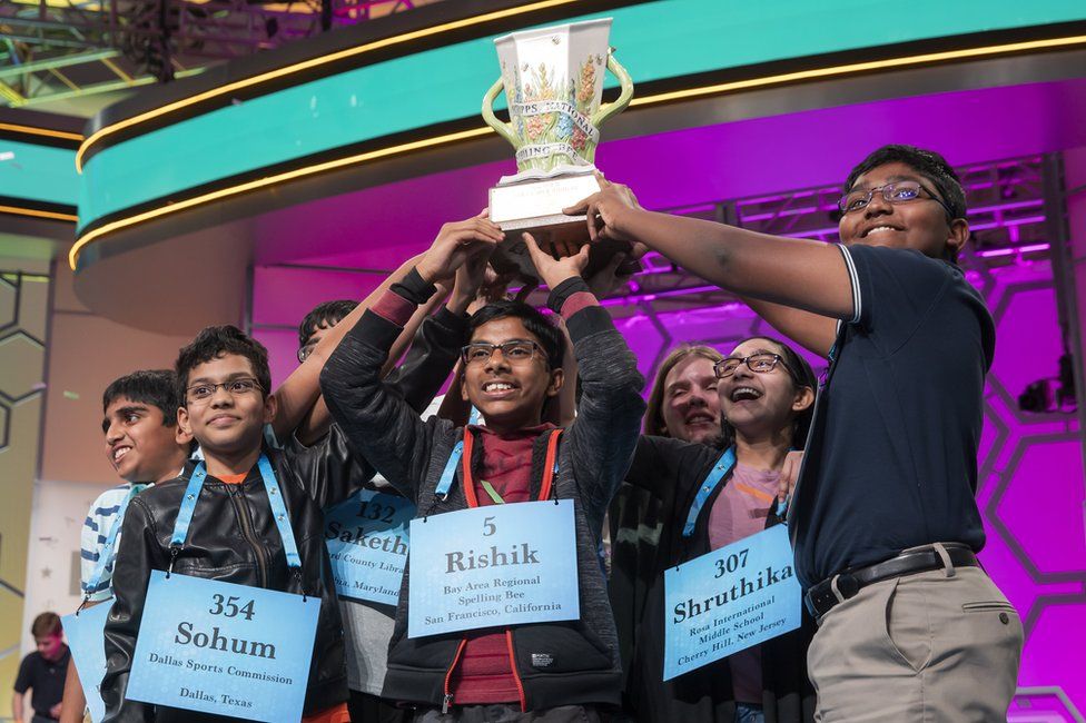Spelling Bee Record eight children win Scripps National in the US