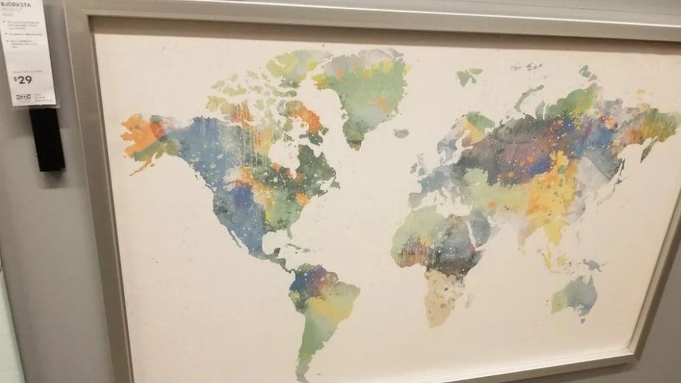 Reddit user Jibbles666 spotted the offending map at an Ikea outlet in Washington DC