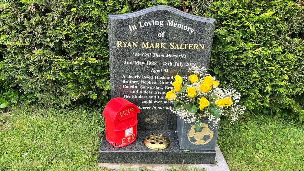 Ryan Saltern's grave