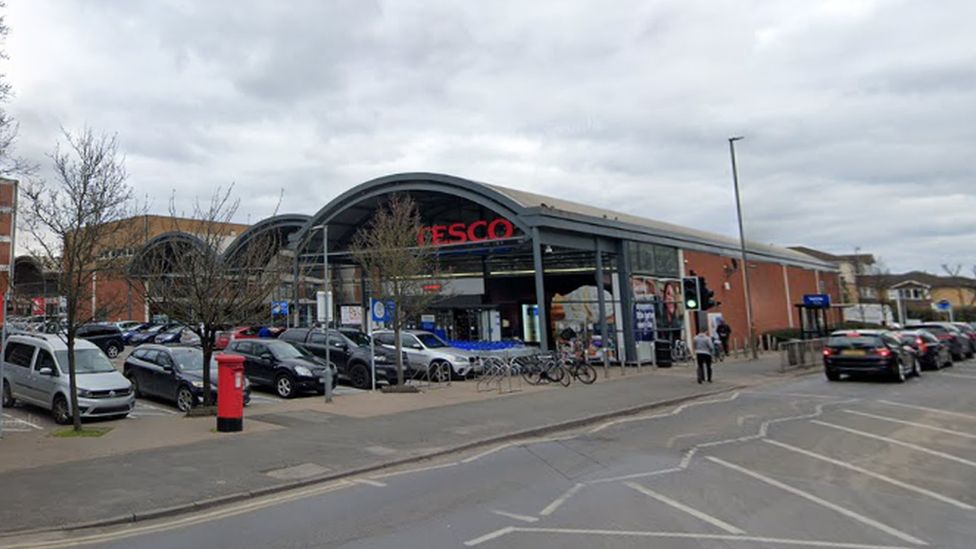 The Tesco in Hurst Road, West Molesey