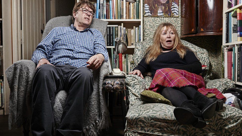 Giles and Mary on Gogglebox