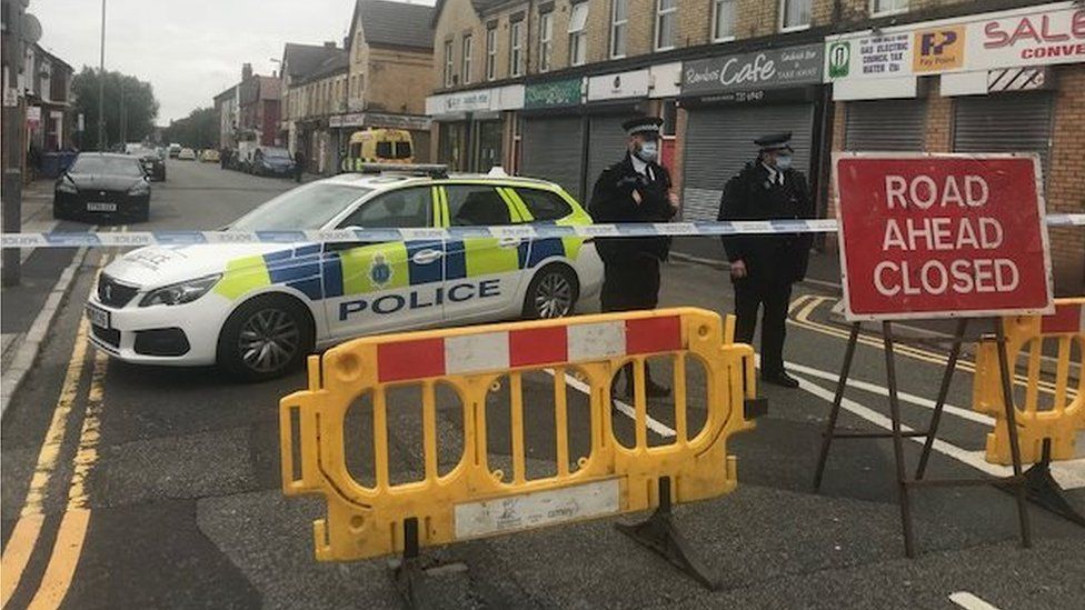 Liverpool Shooting Woman Shot By Police In Street Bbc News