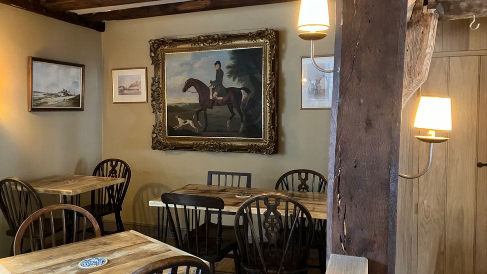 Interior of The Debenham Lion