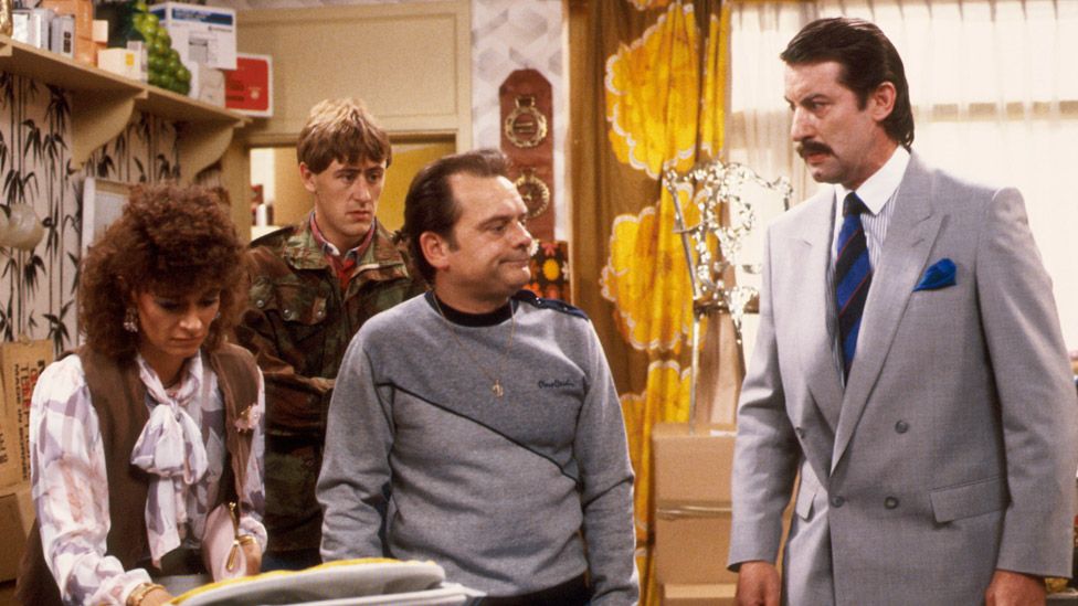 John Challis (right) in Only Fools and Horses