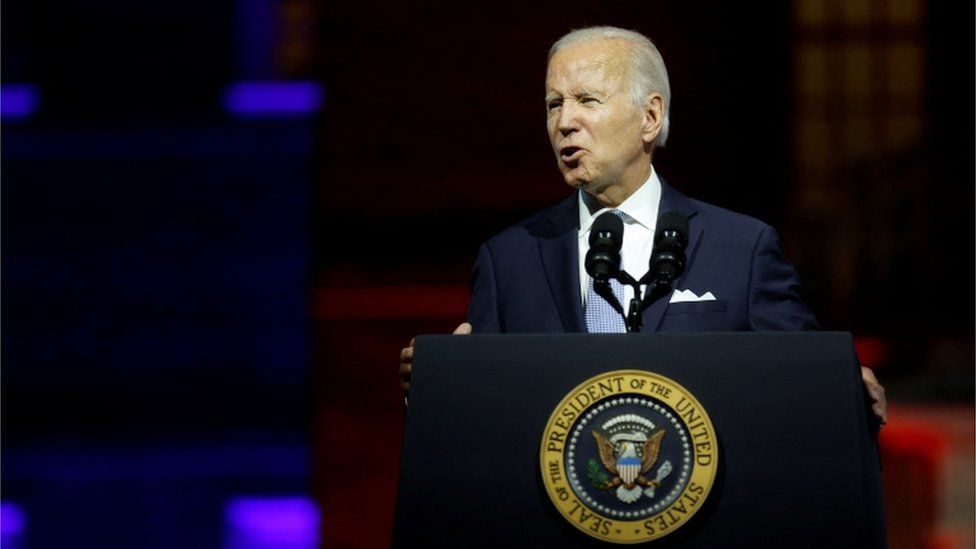 Biden speaking in Pennsylvania