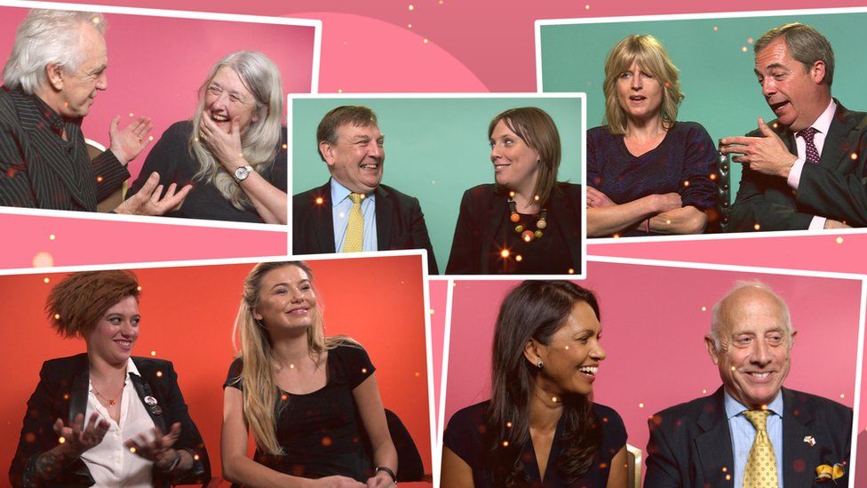 Images of all the couples taking part in the election first dates series
