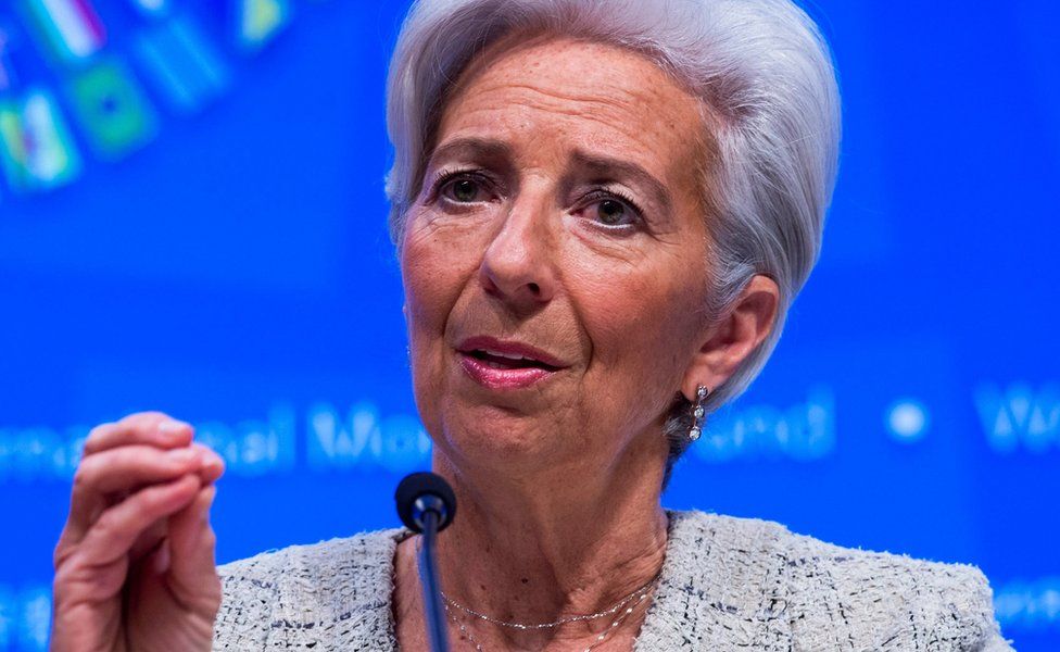 International Monetary Fund (IMF) Managing Director Christine Lagarde responds to a question from the news media during her opening press conference at the IMF headquarters in Washington, DC, USA, 14 April 2016