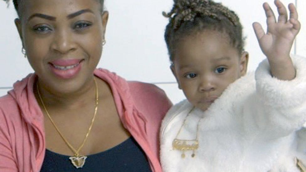 Ugochi Esochaghi and her daughter
