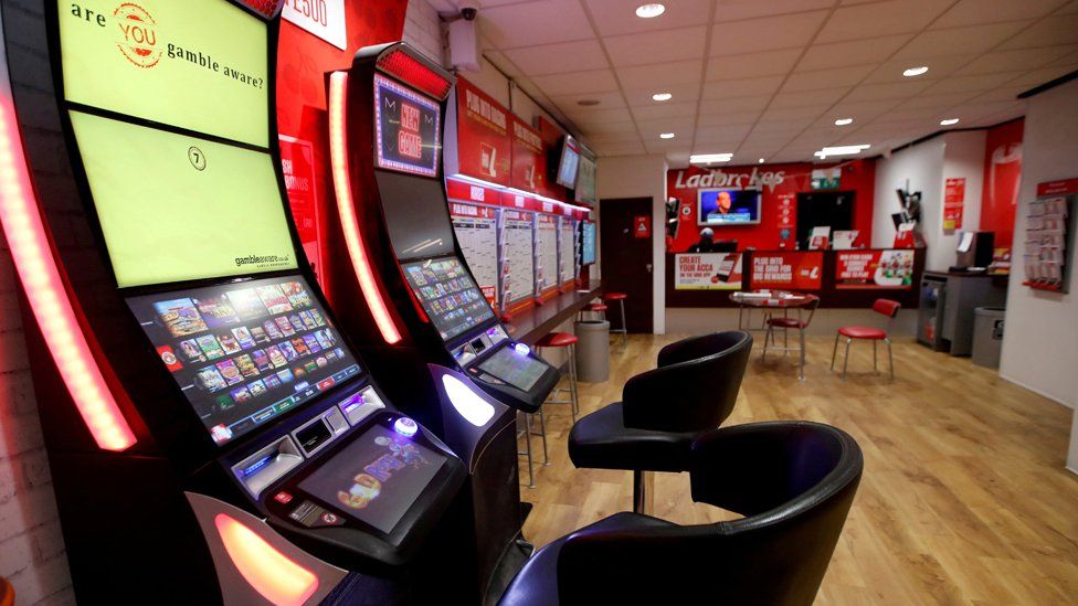 General view of a Ladbrokes shop