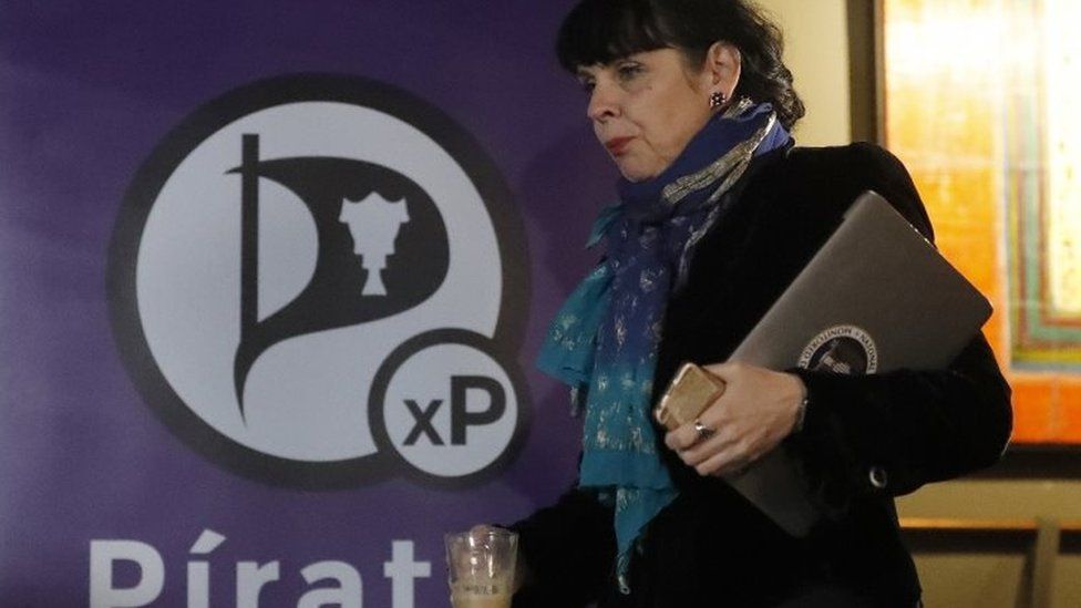 Birgitta Jonsdottir of the Pirate Party in Reykjavik. Photo: 30 October 2016