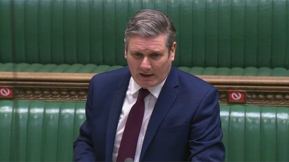 PMQs: Starmer admits 'mistake' over PM's criticism - BBC News