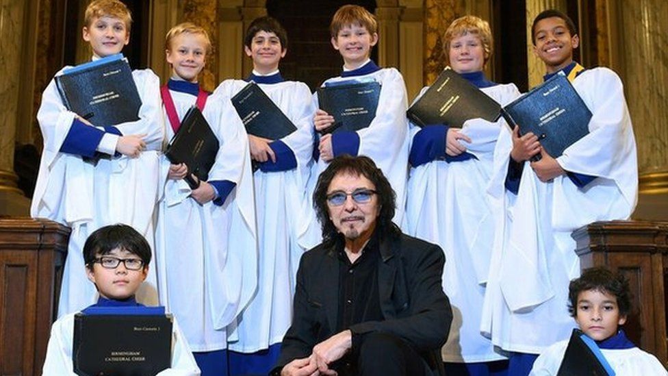 Tony Iommi and the choir