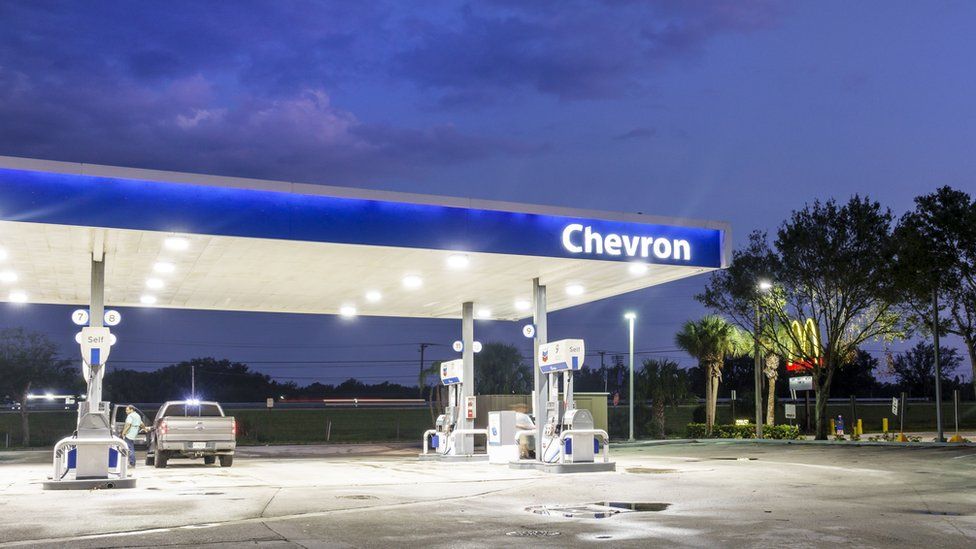 Florida, Stuart, Chevron gas station