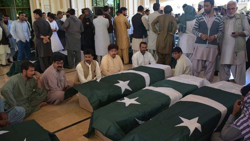 Funeral of victim of Quetta police academy attack