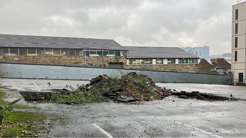 Hole in car park