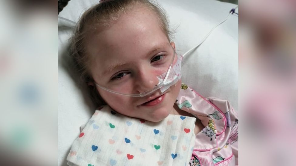 Eva Tennent, 10, is being treated at the Edinburgh Royal Hospital for Children and Young People