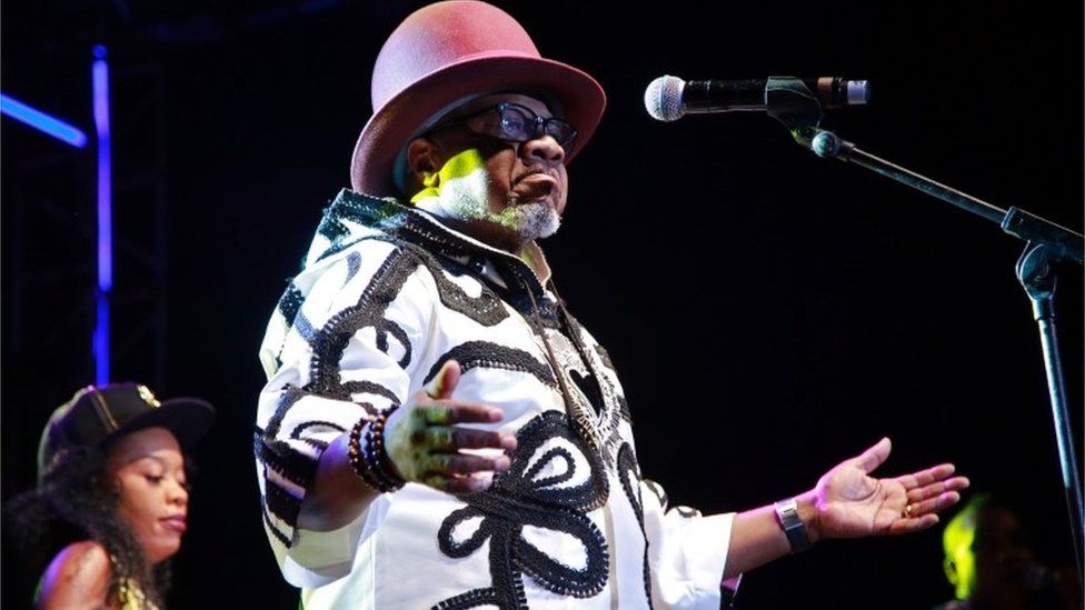 Papa Wemba during his final concert before his death