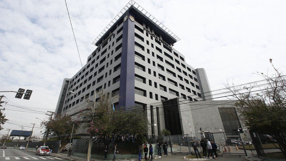 The Brazilian Federal Police headquarters in Sao Paulo