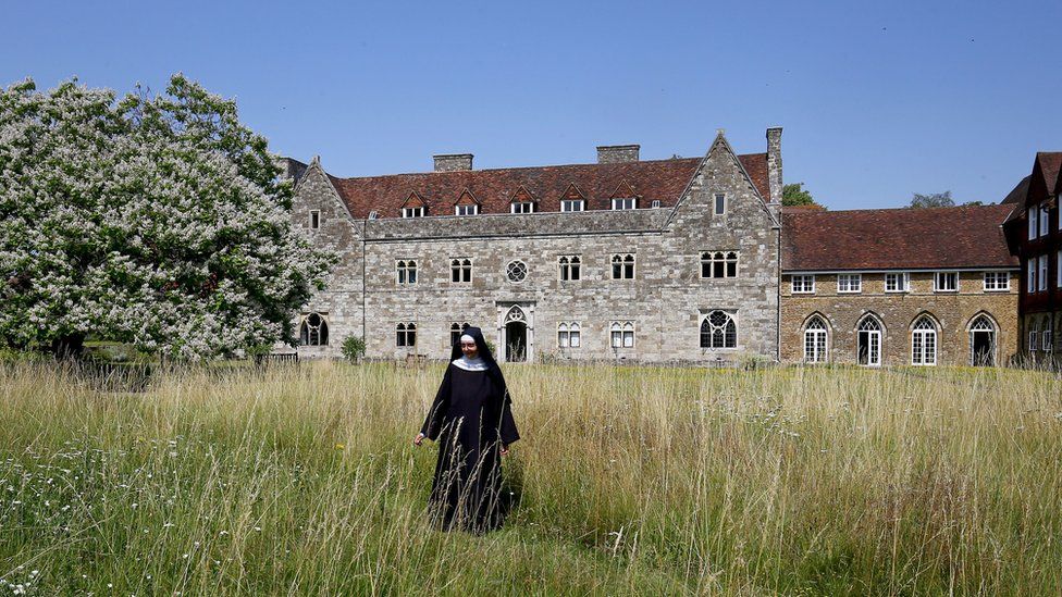 Mother Mary David at Malling Abbey